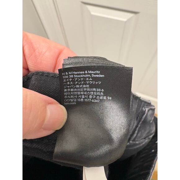 H&M Black Jeans, Skinny Ankle, Women's Size 31 - Picture 5 of 6
